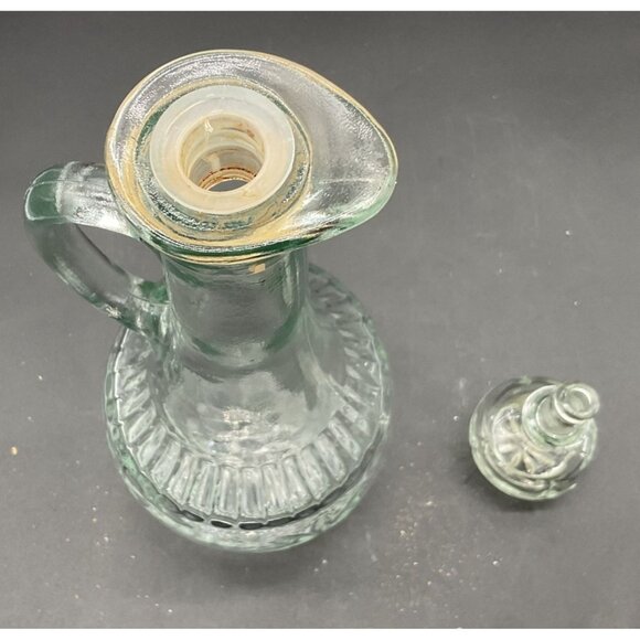 Mogen David Collectors Glass Wine Decanter With Stopper Kosher 12"H USA 1960s - Picture 7 of 9